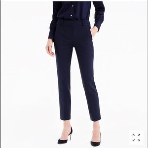Cameron slim crop pant Italian  2way stretch wool